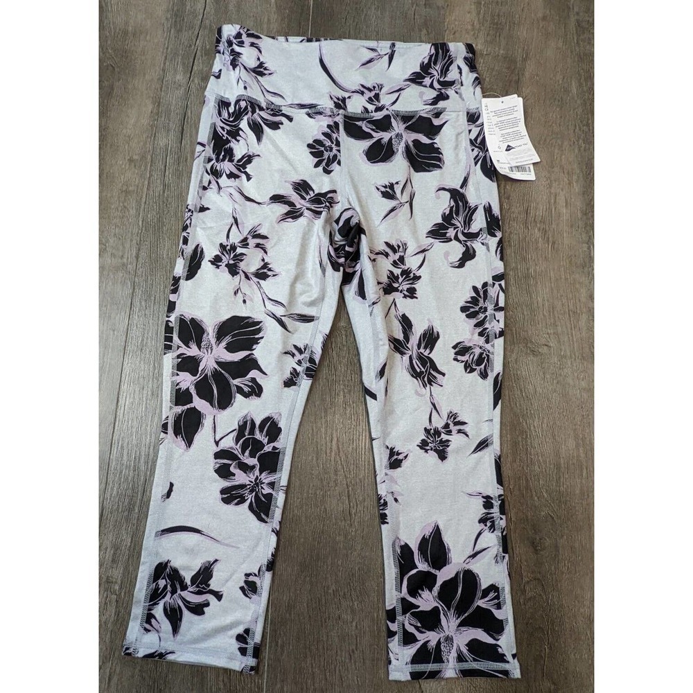 Nwt Athleta Magnolia Yoga Pants Size Medium Women's Purple Msrp $74